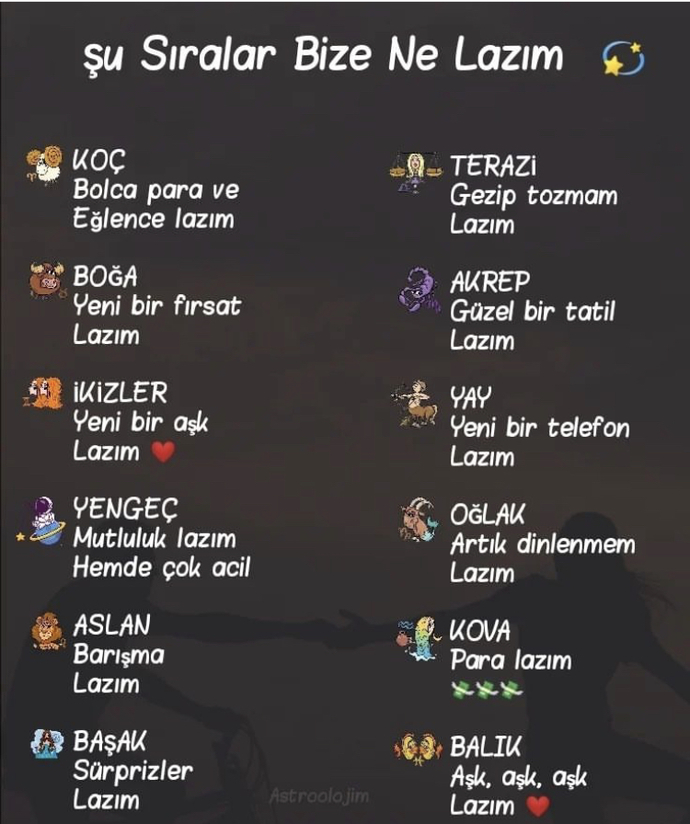 Burcuna göre şu sıralar sana ne lazım?