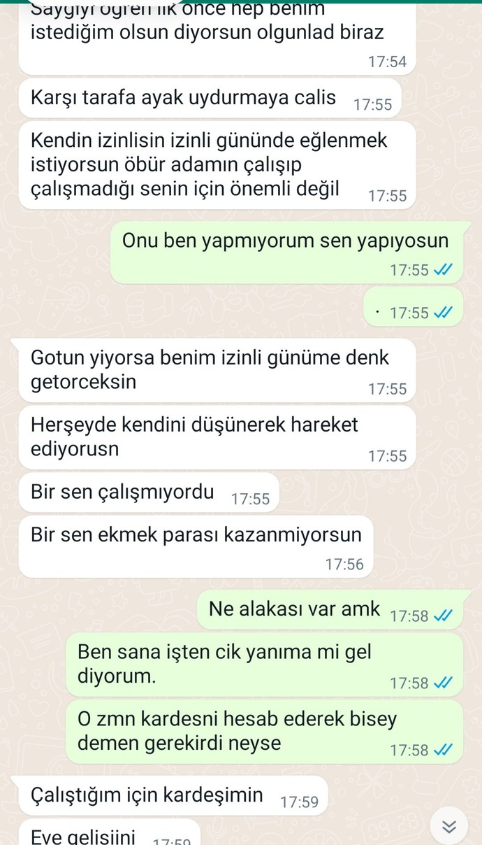 Eski sevgilim neden sürekli hakaret ve küfür ediyor değişmez mi napmaliyim?