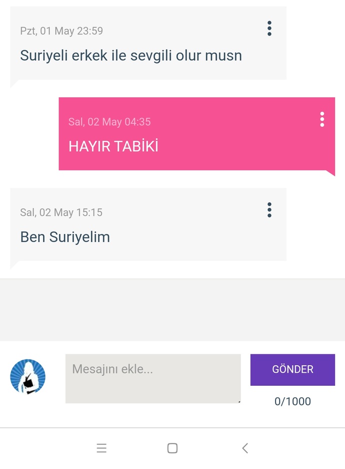 Suriyeliyle sevgili olur musunuz?