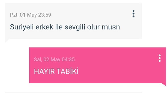 Suriyeliyle sevgili olur musunuz?