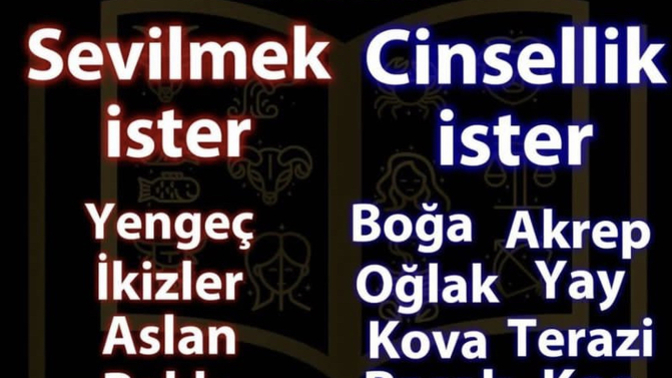 Burçlar ilişkide ne ister?
