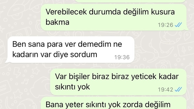 En yakın arkadaşımla aram para yüzünden bozuldu. Sizce kim haklı?