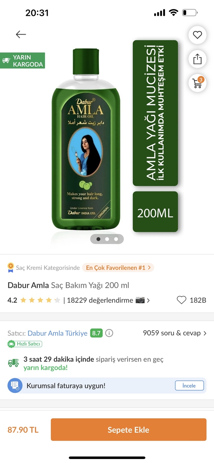 Saç için amla yağı kullanan var mı?