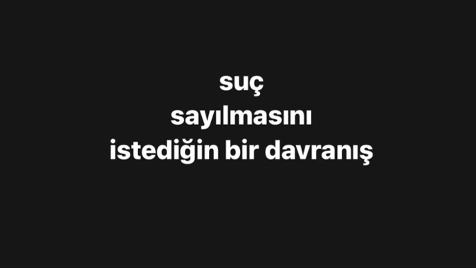 Sizce suç sayılması gereken bir davranış var mı?
