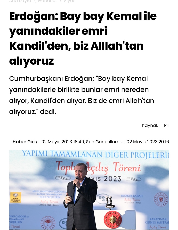 Siz emri nereden alıyorsunuz?