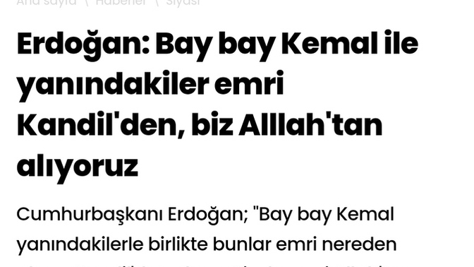 Siz emri nereden alıyorsunuz?