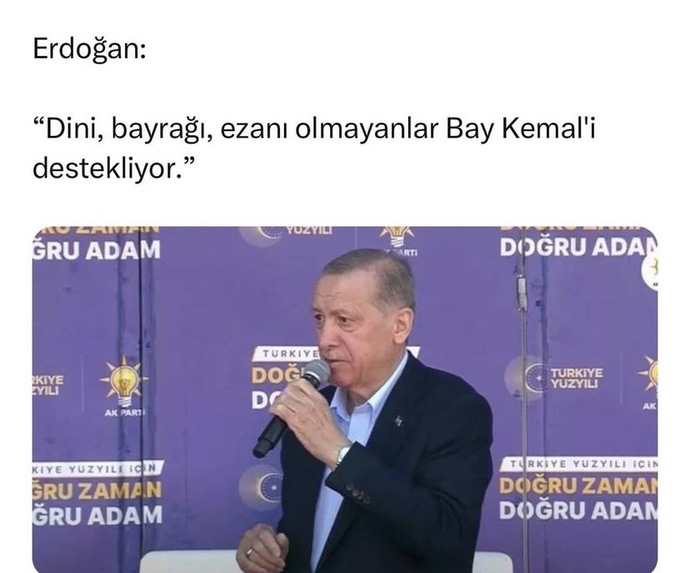 Bir ülkenin cumhurbaşkanı bu kişi olmamalı sizce?