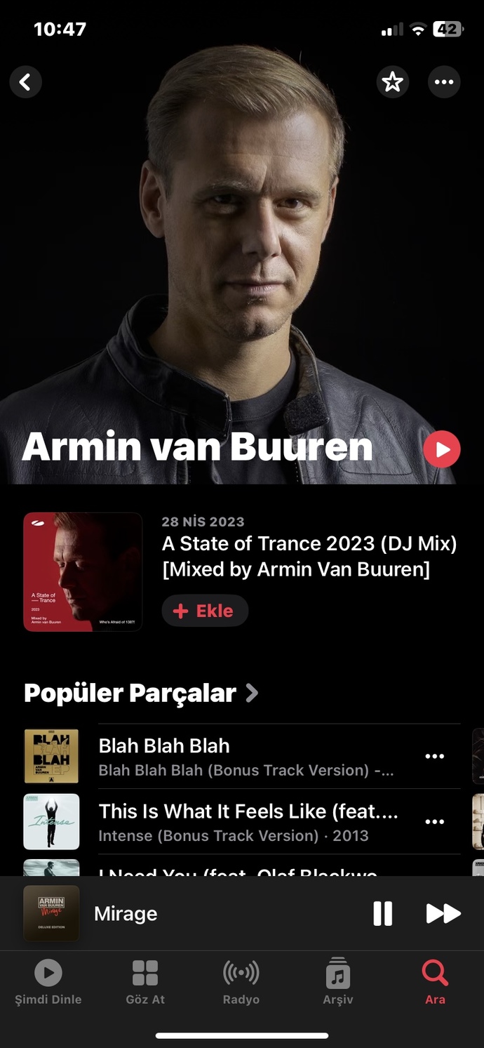 Evet bugün ne dinliyoruz?