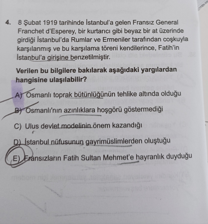 Sizce dogru yapmamis miyimm yaa soruyu?