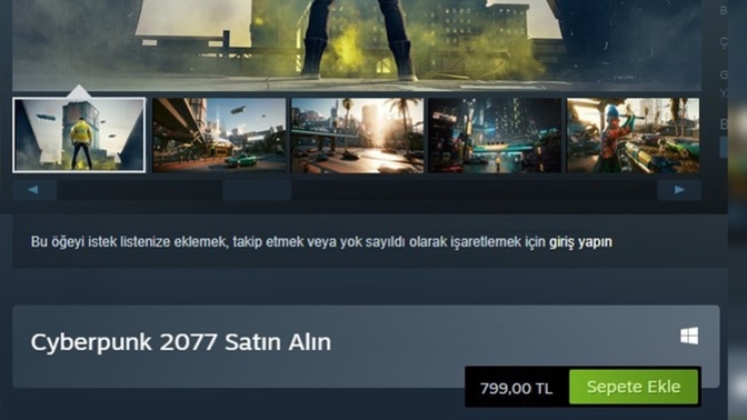 Cyberpunk 2077 oyununa yine zam geldi, 800 TL oldu! Bir oyuna bu kadar para verir miydiniz?