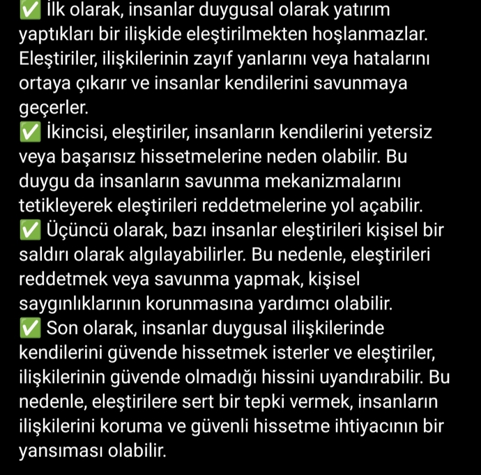 İlişkinizle alakalı eleştiri yapanlara karşı tutumunuz nasıldır?