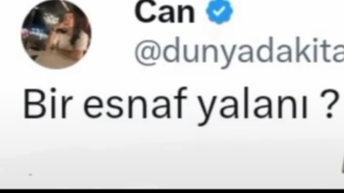 Bir esnaf yalanı söyler misiniz?