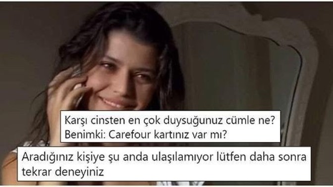 Karşı cinsten en çok duyduğunuz cümle nedir?