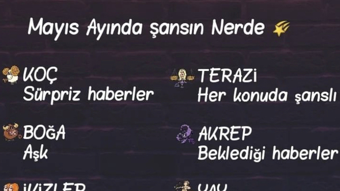 Burçların mayıs ayında şansı nerede olacak?