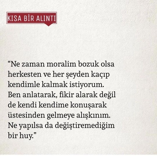Siz moraliniz bozuk olduğunda ne yapıyorsunuz?