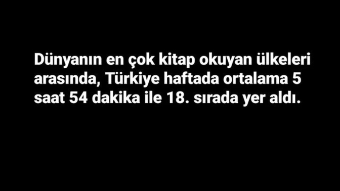 Haftada kaç saat kitap okuyorsunuz?