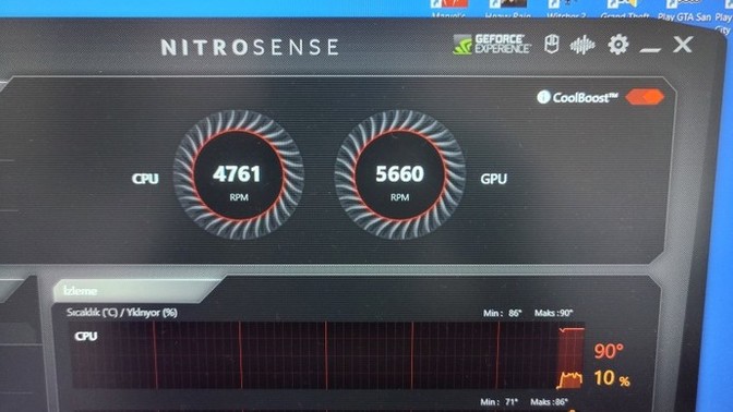 Yeni oyuncu laptobı aldım oyun oynarken 90 dereceyi görüyor normal midir?