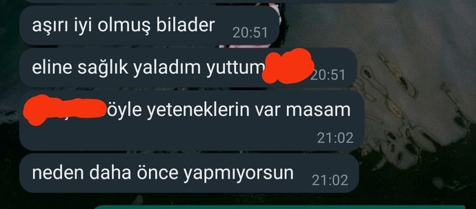 Bugün ne yemek yaptınız?