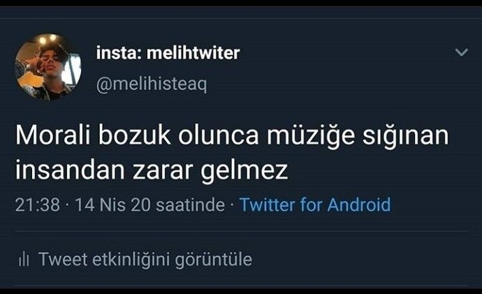 Moraliniz bozukken neye sığınırsınız?
