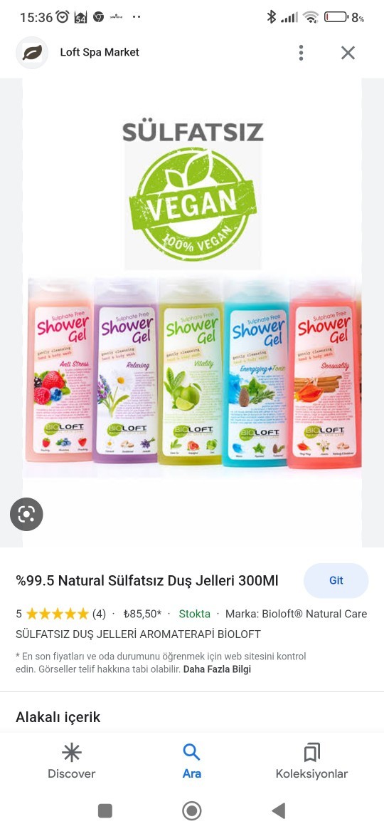 Duş jeli önerisi?