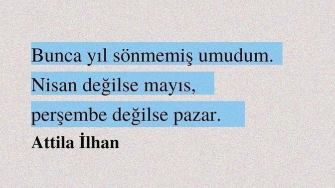 Hic umudunuzu kaybettiniz mi?