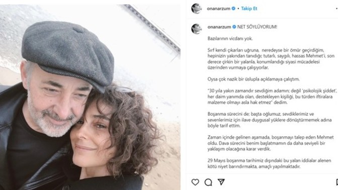 İmrenerek baktığımız Arzum Onan ve Mehmet Aslantuğ çifti boşanıyor. Her aşk bir gün biter mi?