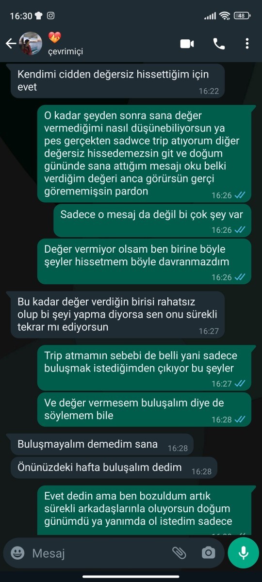 Kafasında bitirmiş midir?
