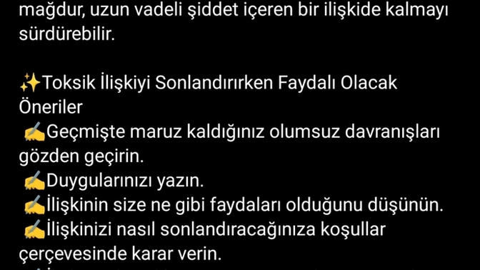 Hiç toksit ilişkilere maruz kaldınız mı? Bu konuda tavrınız nedir?