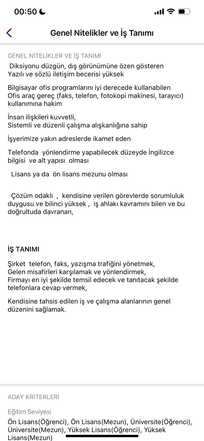 Bu iş ilanına nekadar maaş istenmeli sizce?