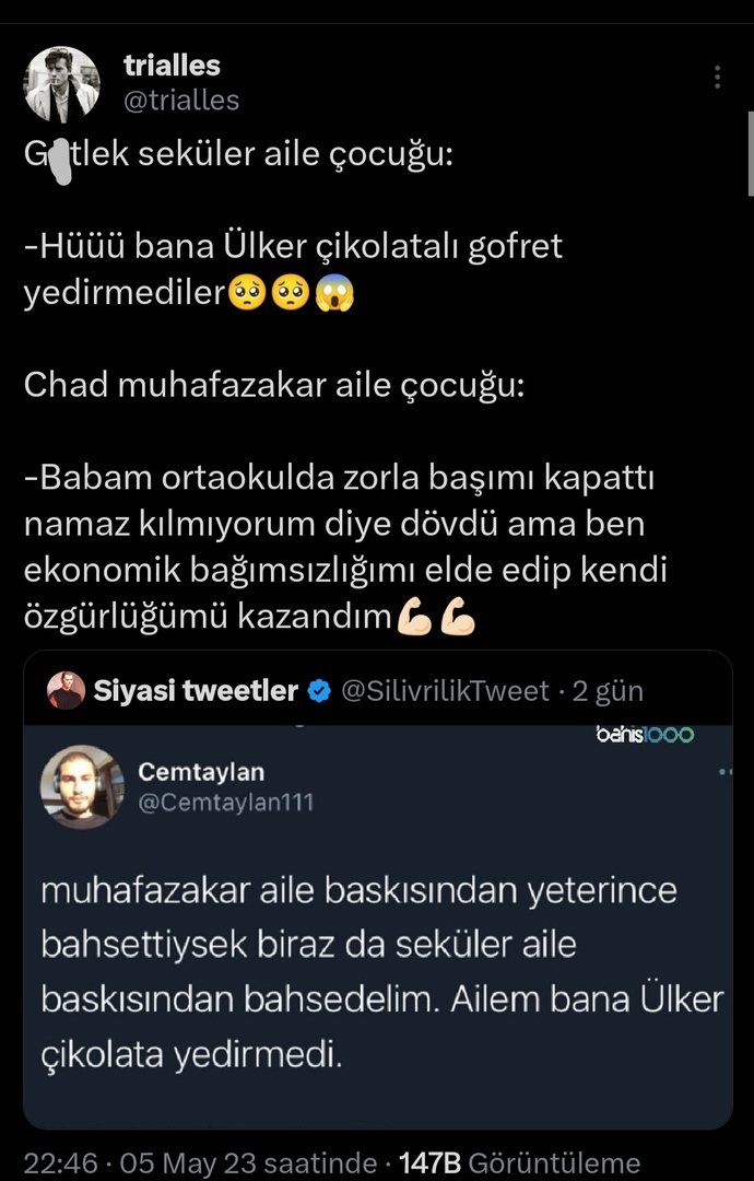 Muhafazakar aile çocuklarına selam olsun kimler benim gibi?