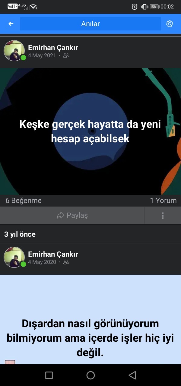 Gerçek hayatta yeni hesap açabilsek çok güzel olmaz mıydı?