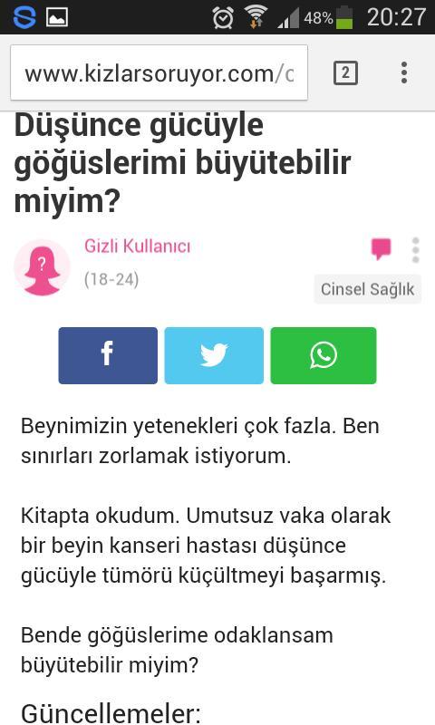 En çok hangi asosyal medyayı kullanıyonuz?