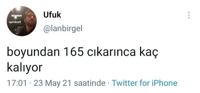 Boyunuzdan 1.60 cm çıkardığınızda kaç kalıyor?