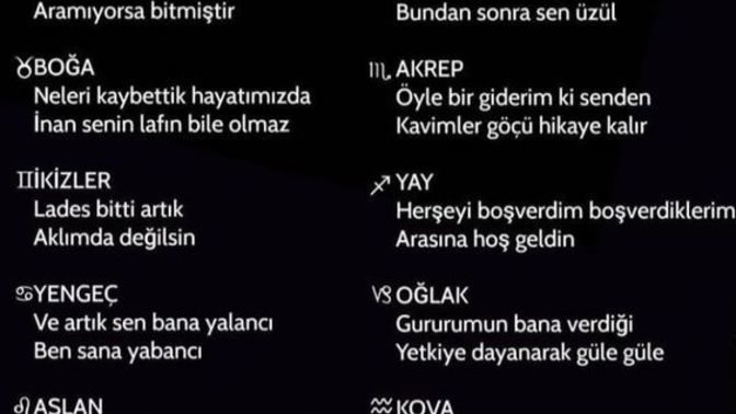 Burcunuza göre tek ederken hangi sözü kullanıyorsunuz?