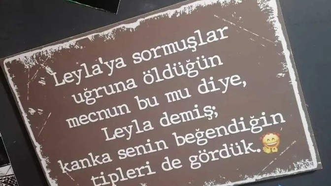 Tipini beğenmediğiniz sevgilinizi arkadaşlarınıza gösterirken siz nasıl bir Leyla/Mecnun savunması yaparsınız?