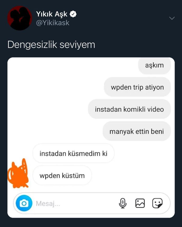 Dengesizlik seviyenize 10 puan üzerinden puan verecek olsaydınız kaç verirdiniz?