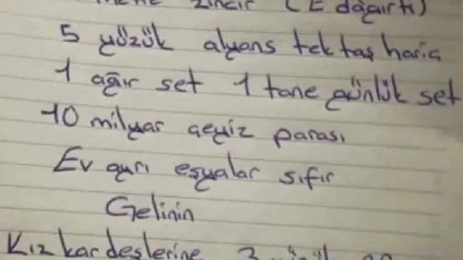 Kız istemeye gelen damattan istenenler sizce mantıklı mı?