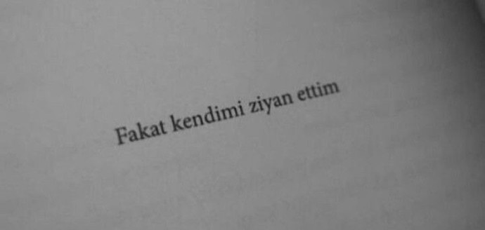 Ziyan edenlerden mi oldun, ziyan olanlardan mı?