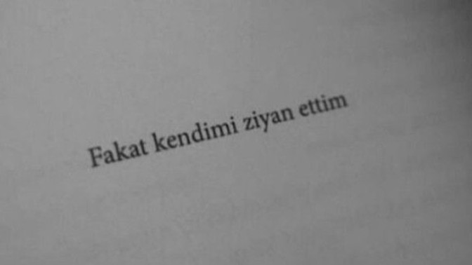 Ziyan edenlerden mi oldun, ziyan olanlardan mı?