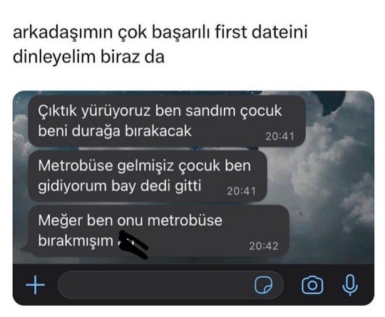 Hiç başarısız first dateiniz oldu mu?