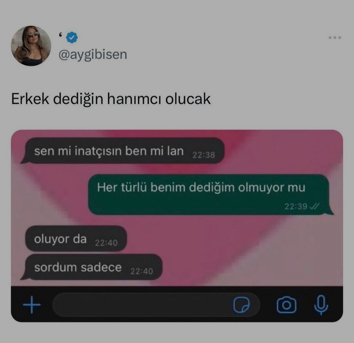 Hanımcı mısınız maço mu?