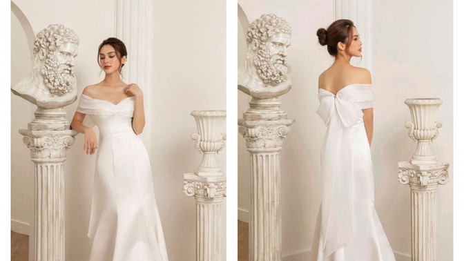 Bu nikah elbisesinin modeli nasıl sizce?