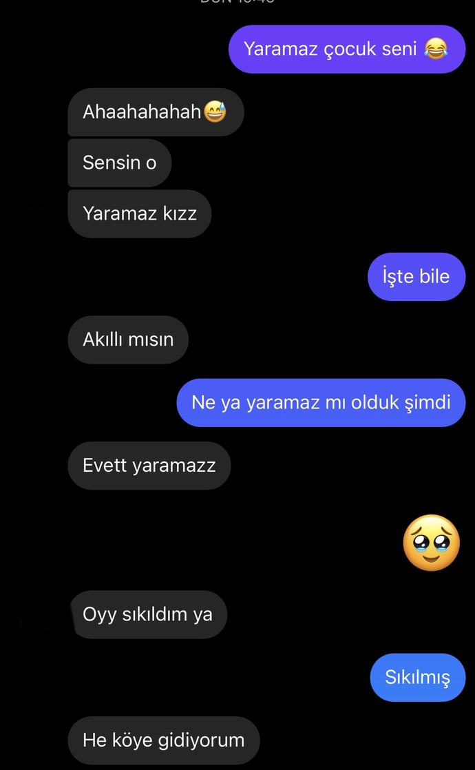Flört konuşması mı yoksa arkadaşça konuşma mı bu?