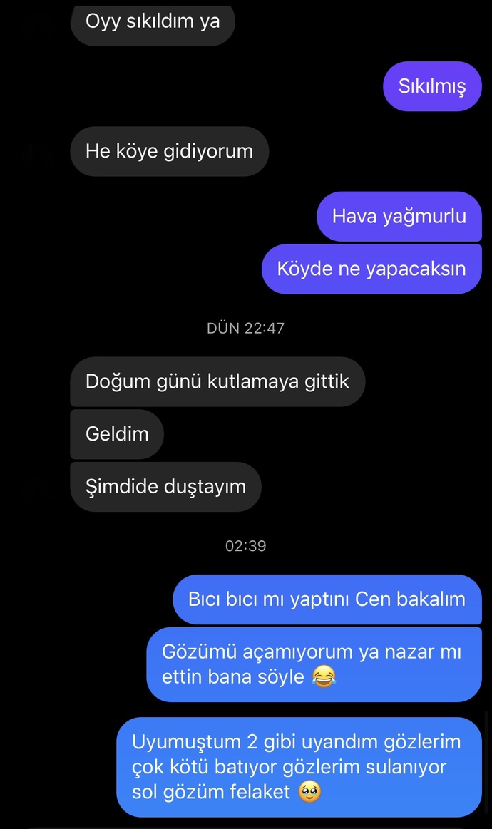 Flört konuşması mı yoksa arkadaşça konuşma mı bu?