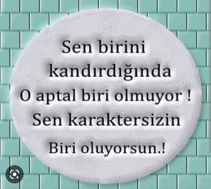 Ne kadar da doğru..