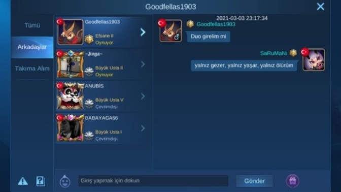 Oyunlarda arkadaş edinir misiniz?