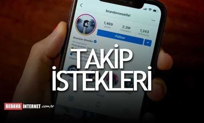 Instagramda gelen takip isteklerinin kime ait olduğuna bakar mısınız?