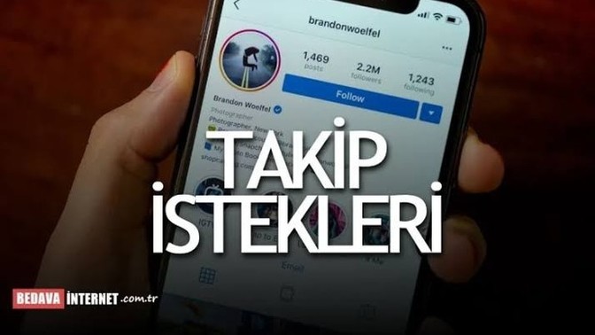 Instagram'da gelen takip isteklerinin kime ait olduğuna bakar mısınız?
