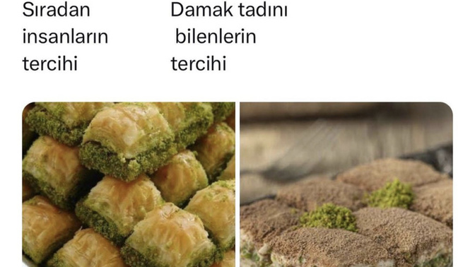 Fıstıklı baklava mı, fıstıklı soğuk baklava mı?