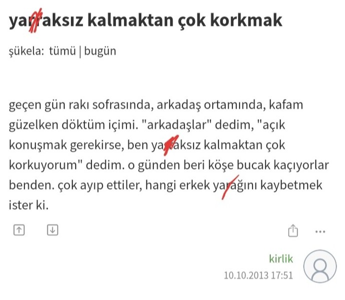 Bir erkeğin en büyük korkusu nedir sizce?